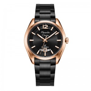 Alexandre Christie AC 8679 Rosegold Black Man MDBBRBA